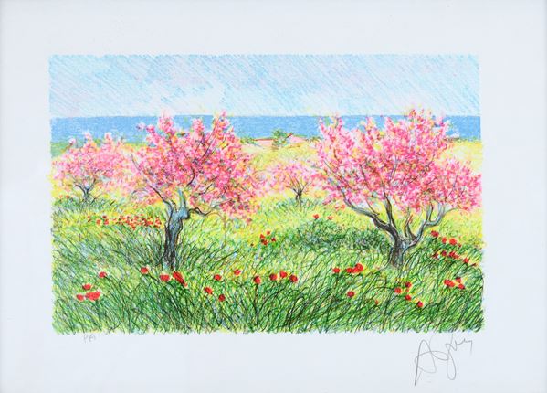 Franco Azzinari - Alberi in fiore