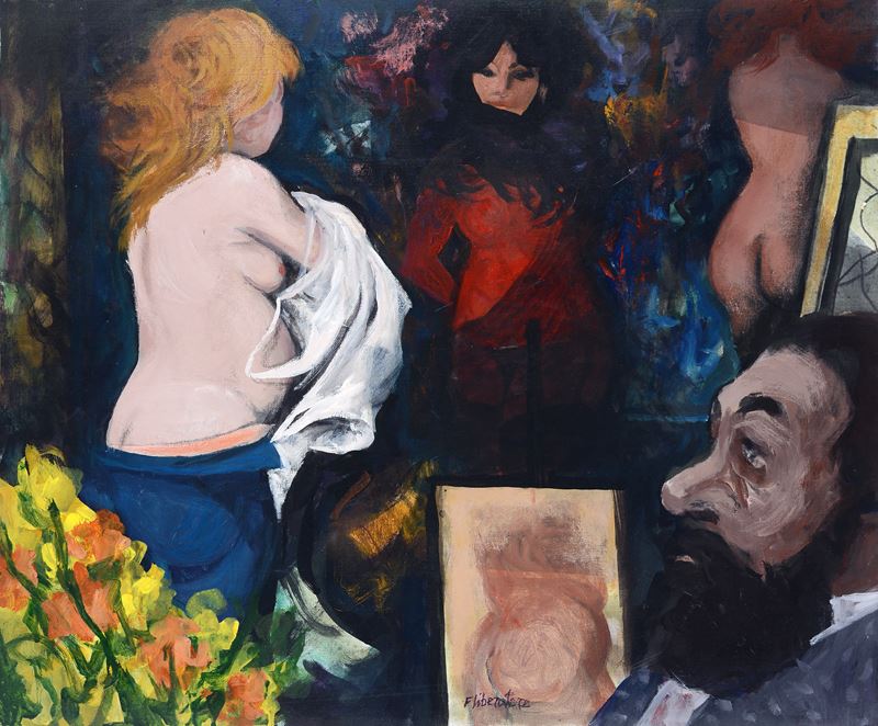 Fausto Maria Liberatore - Le modelle nello studio