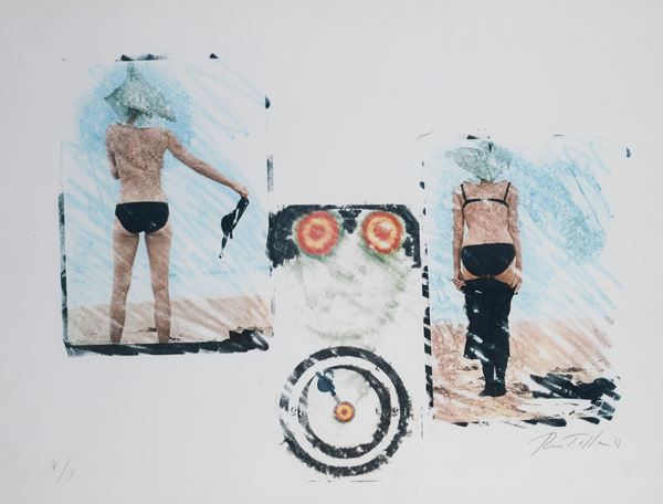 Mimmo Rotella - Senza titolo