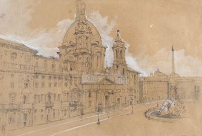 Anonimo del XIX secolo, Sant’Agnese in Agone