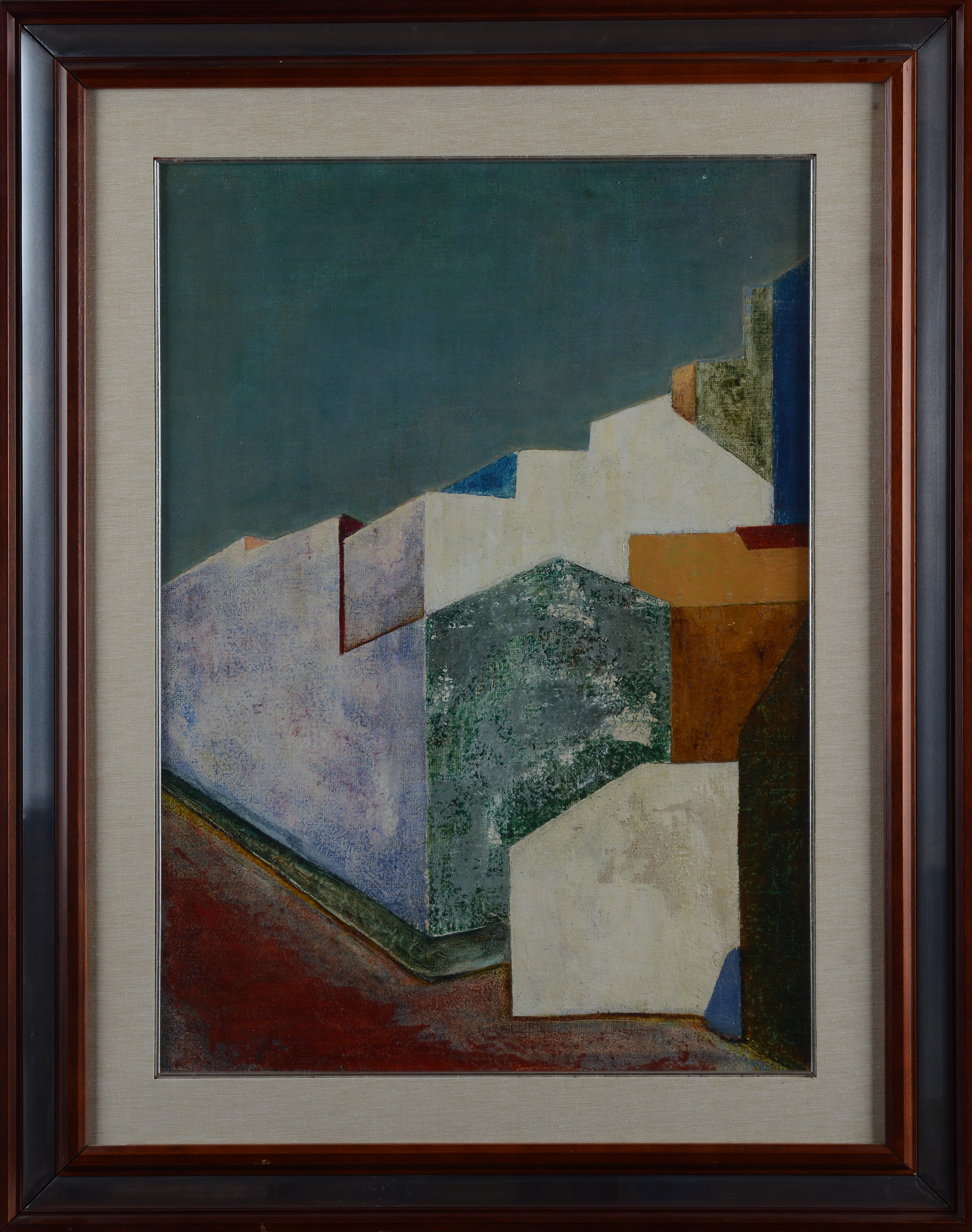 Giuliano Grassellini - Paesaggio, olio su tela