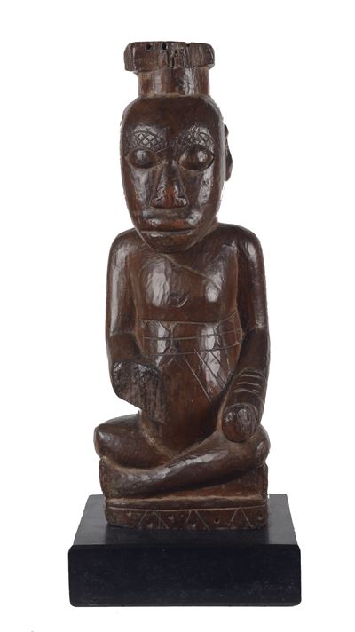 Statua di Kuba, scultura lignea (Africa), XX secolo