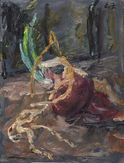 Cipolla, olio su compensato (1975)