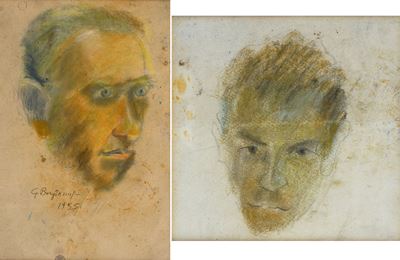 Due ritratti in pastelli su carta (1951)
