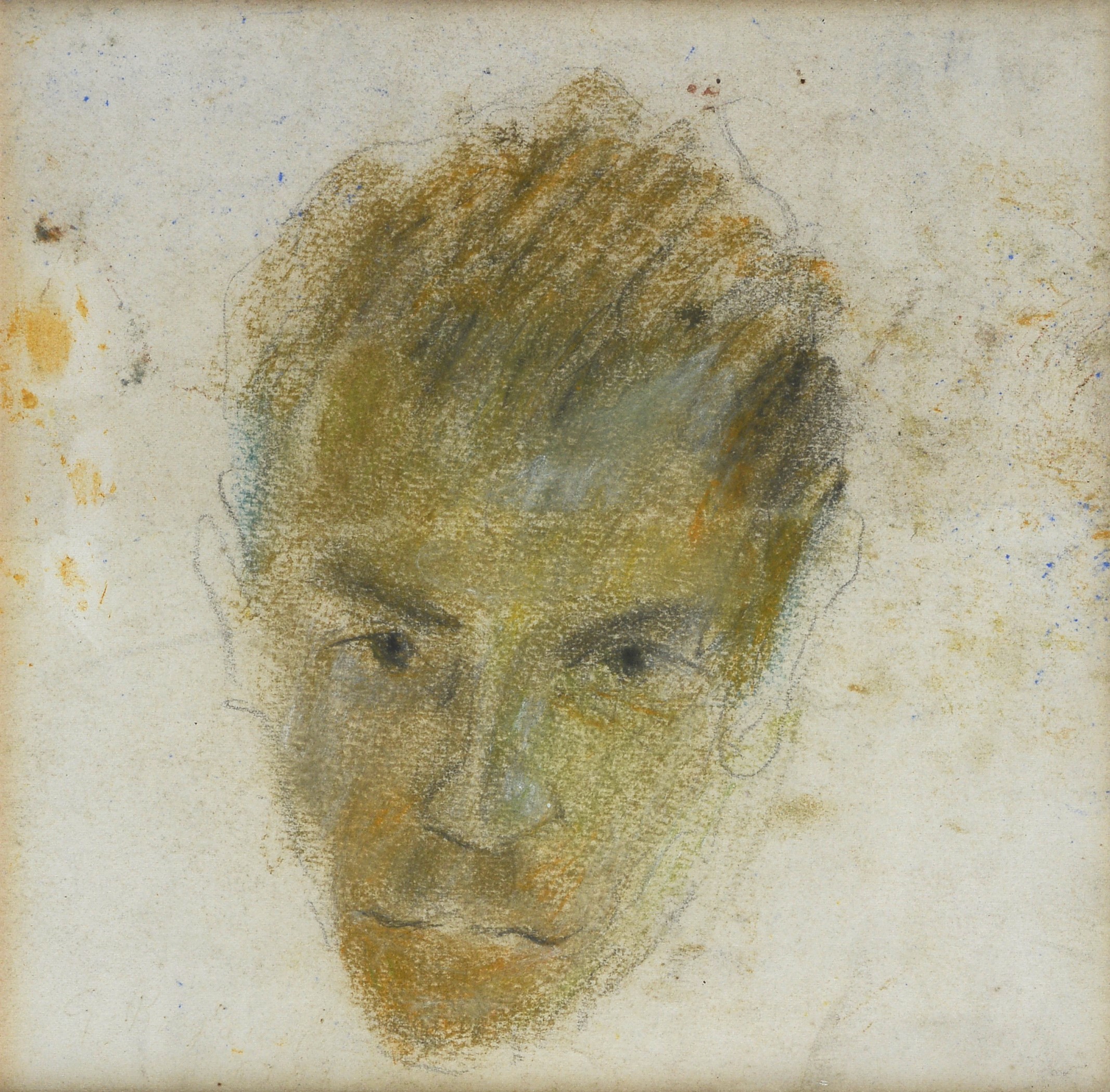 Guido Borgianni - Due ritratti in pastelli su carta (1951)