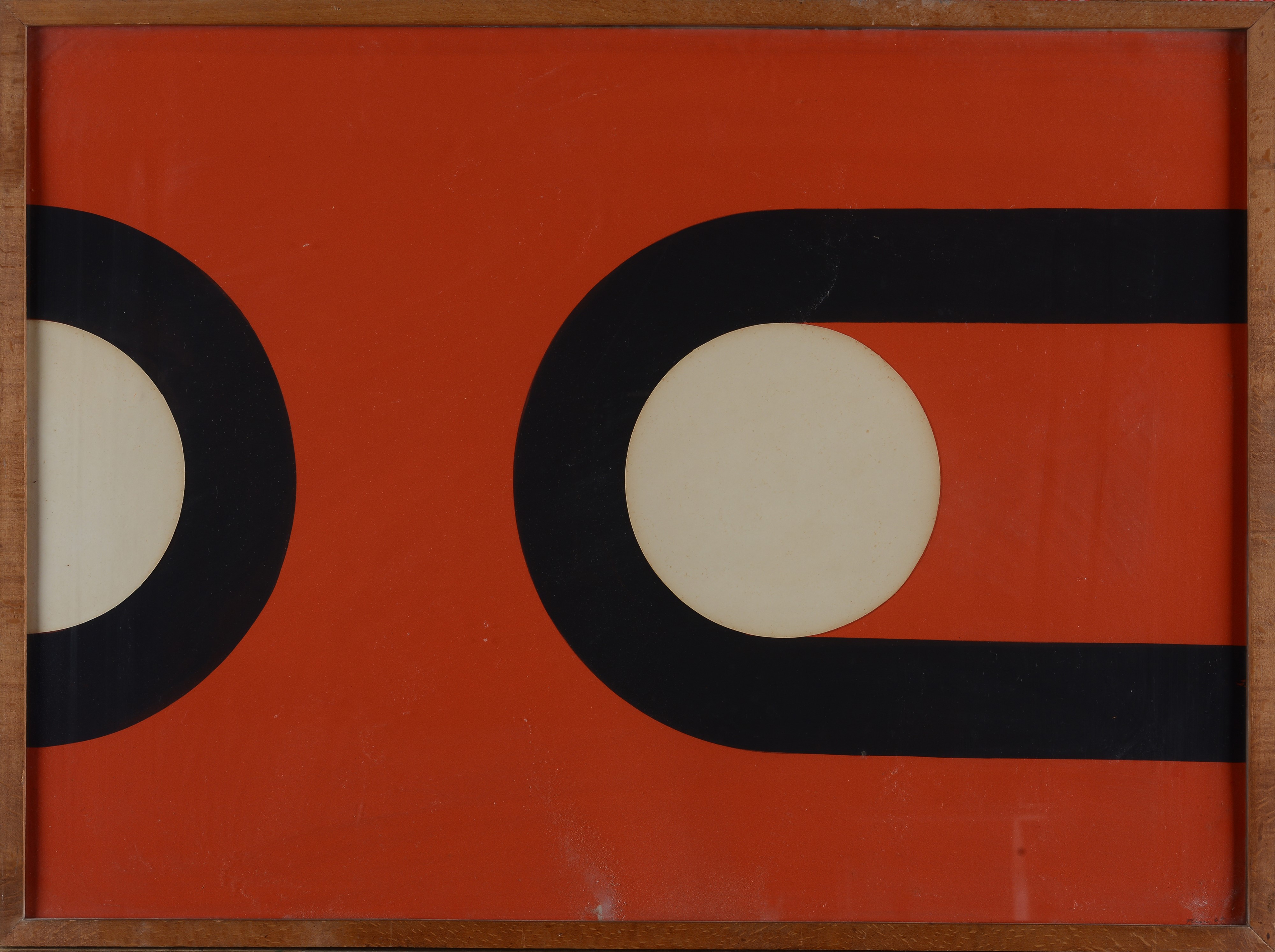 Walter Fusi - Senza titolo (collage su cartoncino), 1968