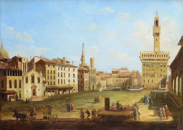 Anonimo, inizi XX sec. - Piazza della Signoria