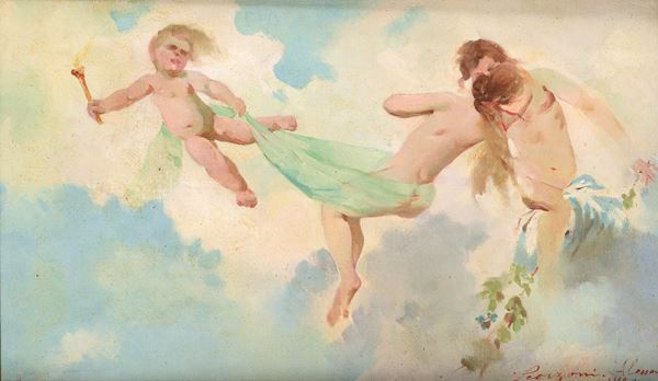 Alessandro Scorzoni - Scena con putti 