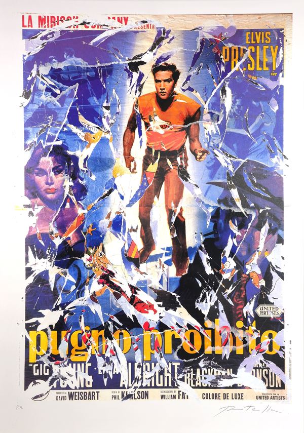 Mimmo Rotella - Pugno Proibito