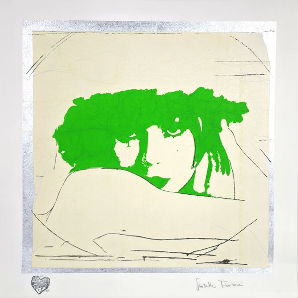 Giosetta Fioroni - Doppio Liberty - Verde Luminoso