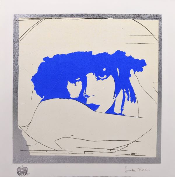Giosetta Fioroni - Doppio Liberty - Blue