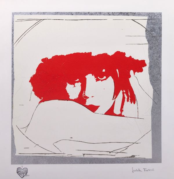 Giosetta Fioroni - Doppio Liberty - Rosso