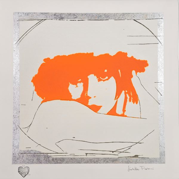 Giosetta Fioroni - Doppio Liberty - Arancio