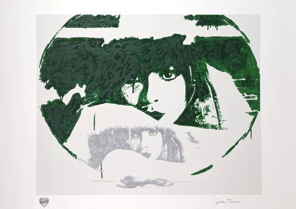 Giosetta Fioroni - Doppio Liberty Green
