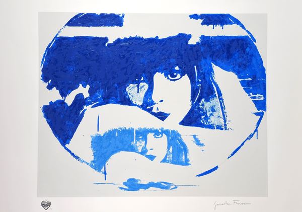 Giosetta Fioroni - Doppio Liberty Light Blue