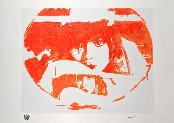 Giosetta Fioroni - Doppio Liberty Orange