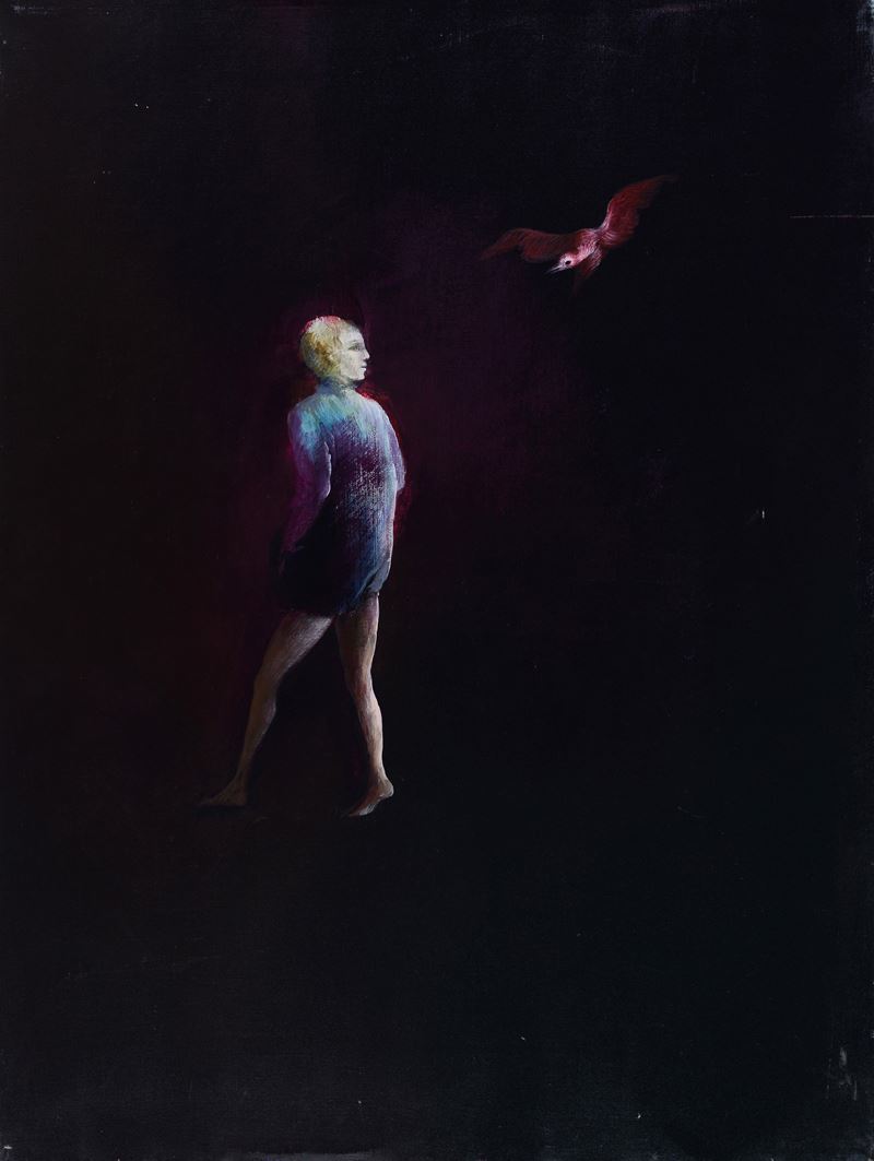 Carla Tolomeo - Senza titolo (olio su tela, 1976)