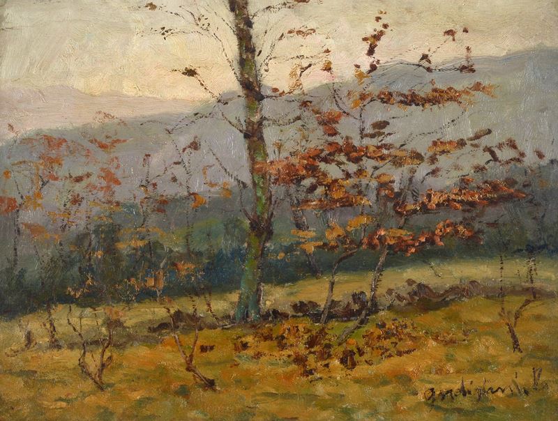 Anonimo, XX Sec. - Autunno (pioggia in Arrivo)