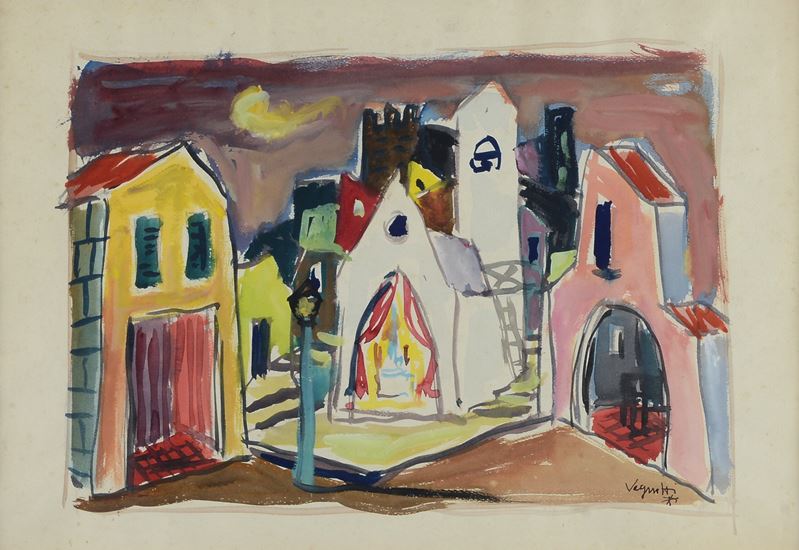 Bozzetto per la Cavalleria Rusticana, anni '40