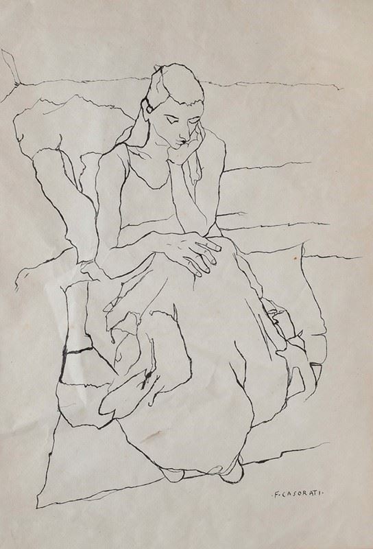 Giardiello - Figura di donna