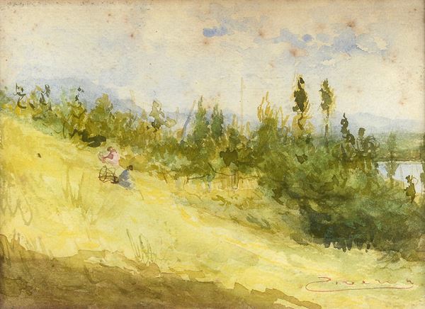 Umberto Ziveri - Paesaggio