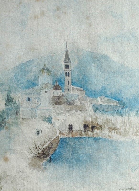 Anonimo, XIX Sec. - Campanile
