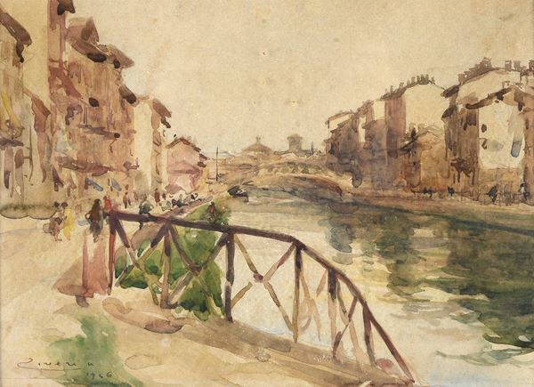 Umberto Ziveri - Canale di Venezia