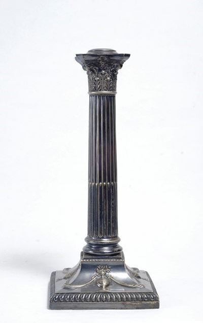 Candelabro in Metallo Argentato