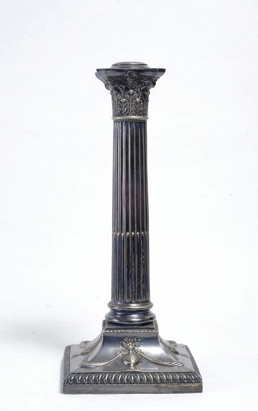 Candelabro in Metallo Argentato