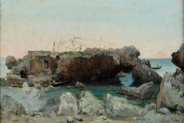 Filippo Liardo - Lo scoglio delle sirene a Marina di Capri