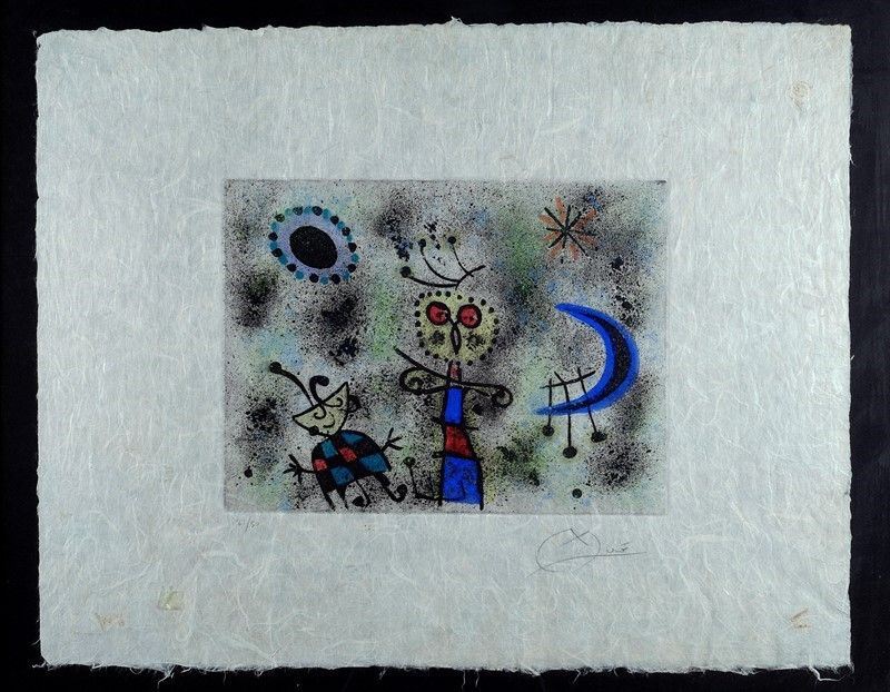 D'apres Joan Miró - Senza Titolo