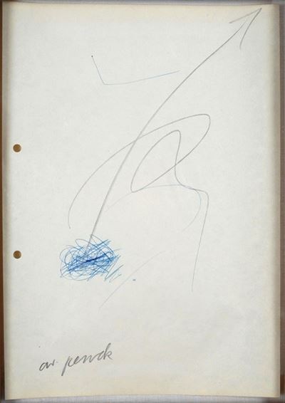 Skizze, tecnica mista su carta (1976)