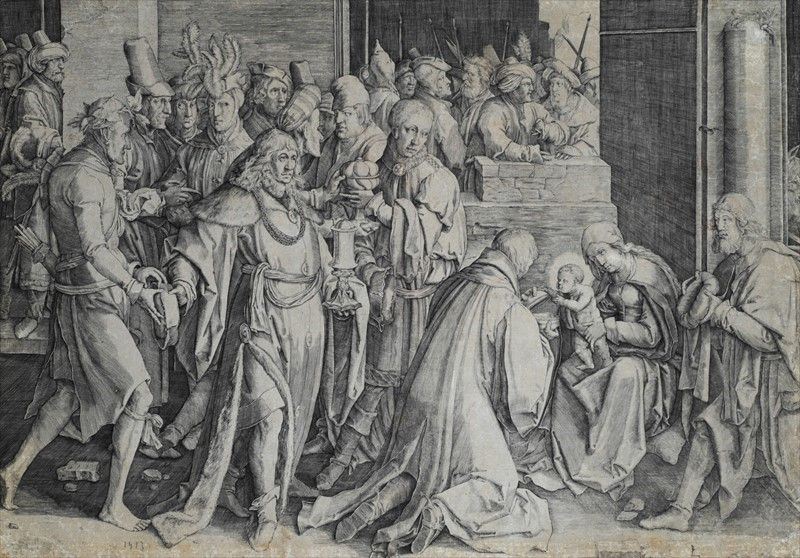 Lucas Van Leyden - Adorazione dei Magi