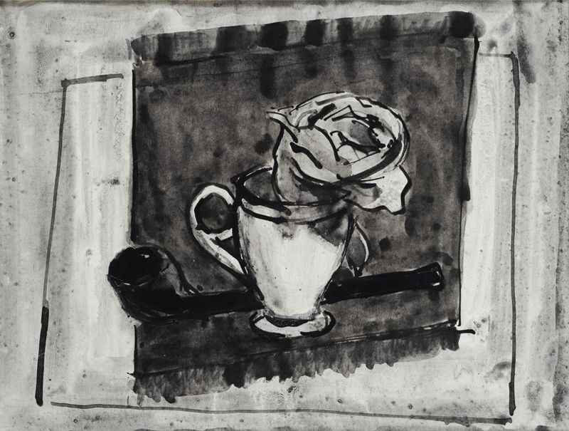 Ennio Pettenello - Rosa con Pipa e Tazza