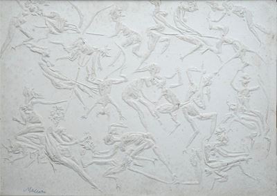 Pandemonio (bassorilievo in gesso)