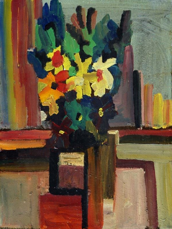 Anonimo, XX sec. - Vaso di fiori