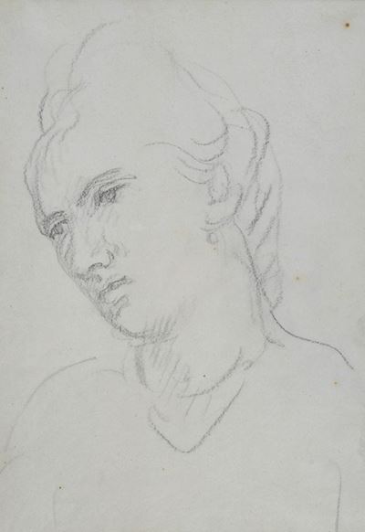 Figura di donna, matita su carta