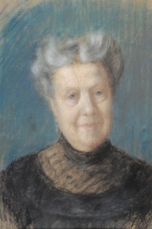 Pittore Divisionista, XIX Sec. - Signora Elegante