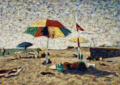 Ostia, olio su tela