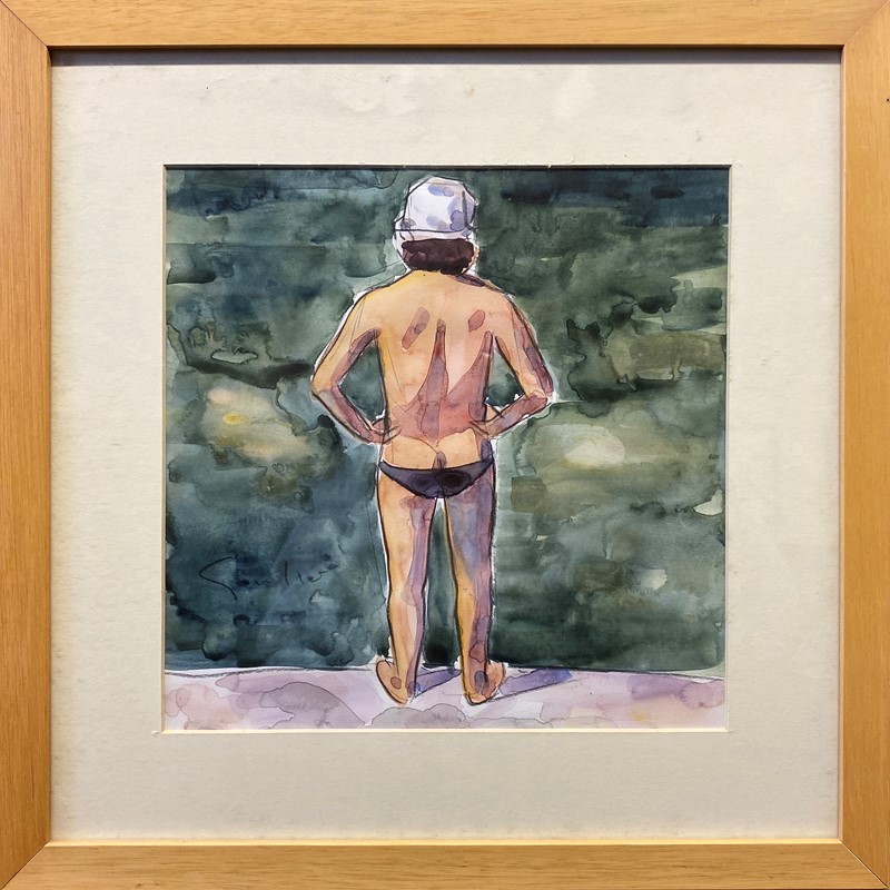 Anonimo, XX Sec. - Figure - Otto Acquerelli su Carta