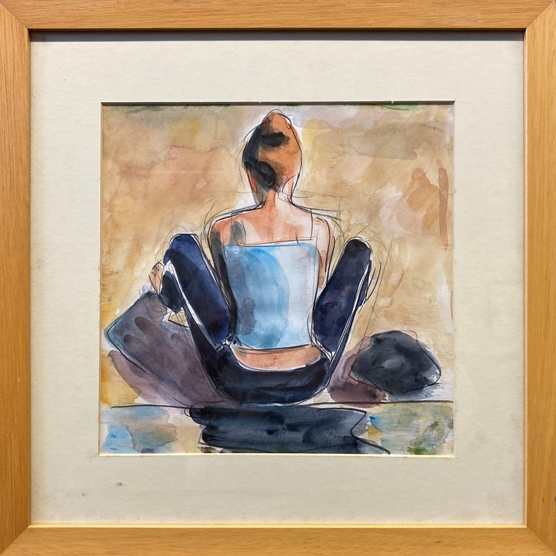 Anonimo, XX Sec. - Figure - Otto Acquerelli su Carta