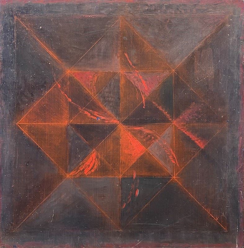 Geometrie studi in blue