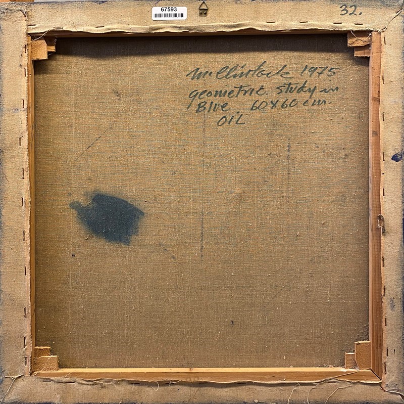 Geometrie studi in blue