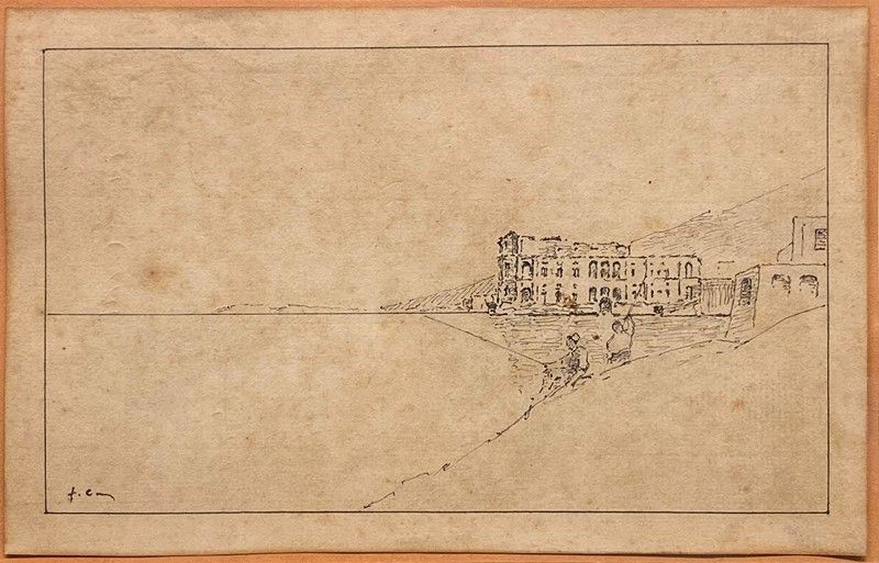 Veduta di Posillipo con Palazzo Donn'Anna