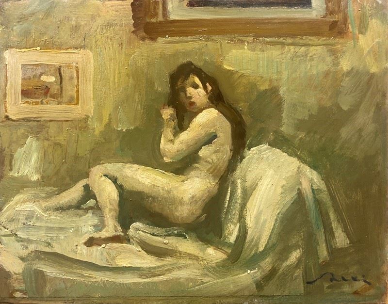 Modella che si pettina