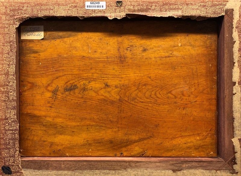 Paesaggio con ponte e pastorelle