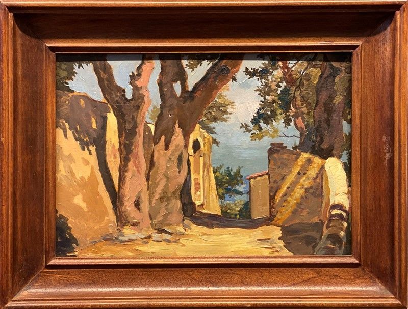 Scorcio di strada di campagna