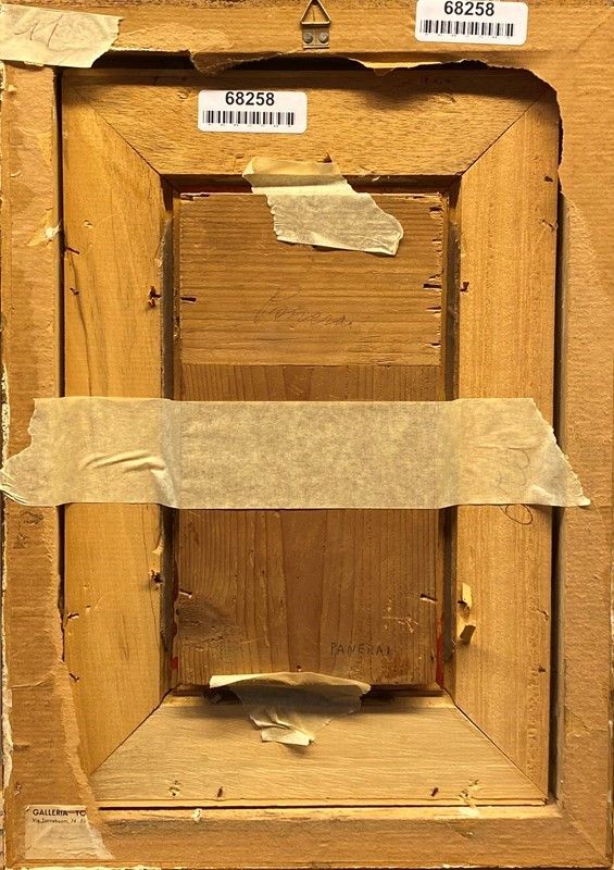 Paesaggio con castello e figure