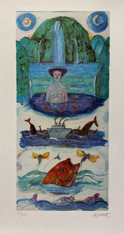 Antonio Possenti - I 4 Elementi - Terra Aria Acqua Fuoco-
