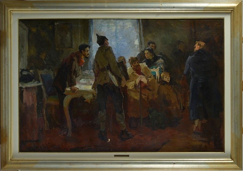 Aleksander Stepanovich Sedov - Riunione di guerra